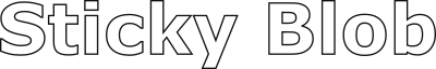 Sticky Blob Logo - Create Custom Sticky Notes